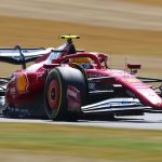 Lewis Hamilton in action at the British Grand Prix at Silverstone