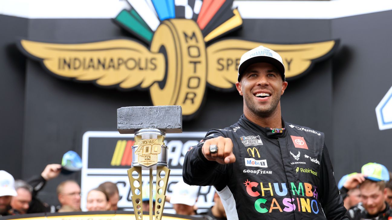 Bubba Wallace takes Brickyard 400; 1st Black driver to win at Indy