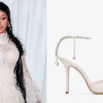 Cardi B attends the Ashi Studio Haute Couture Fall/Winter 2025/2026 show as part of Paris Fashion Week on July 08, 2025 in Paris, France.