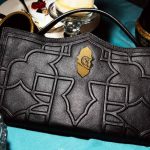 Caviar Kaspia has collaborated with Venetian leather goods maker Dellaluna on handbags.