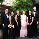 PARIS, FRANCE - JULY 06: (L-R) Lionel Sauvage, guest, Sophie-Justine Lieber, Sofia Coppola, Sylvie Corréard and Jean-Victor Meyers attend the photocall during the Bal D'Ete At The Musée Des Arts Décoratifs on July 06, 2025 in Paris, France. (Photo by Marc Piasecki/Getty Images)