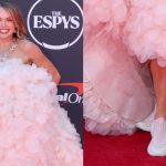 Chari Hawkins wears sneakers at 2025 ESPY Awards in Los Angeles