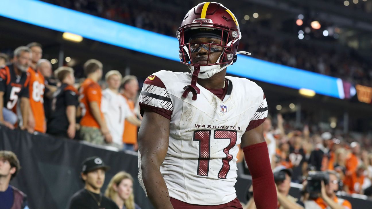Commanders’ Terry McLaurin arrives at camp, put on PUP list