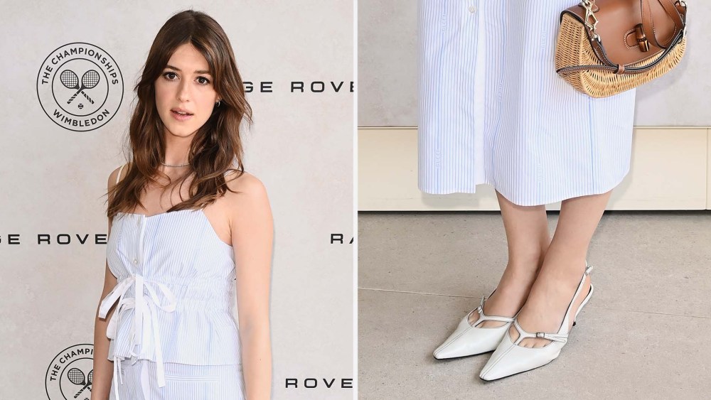 Daisy Edgar-Jones Wears Kitten Heel Slingbacks With Gucci at Wimbledon