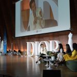 Tamu McPherson interviews three mentees at the Women@Dior conference