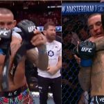 Dustin Poirier loses farewell to Max Holloway in emotional scene