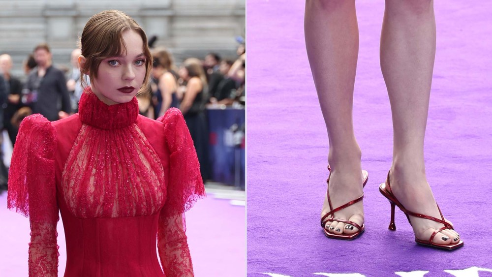Emma Myers Channels Gothic Energy in Jimmy Choos at Wednesday Premiere