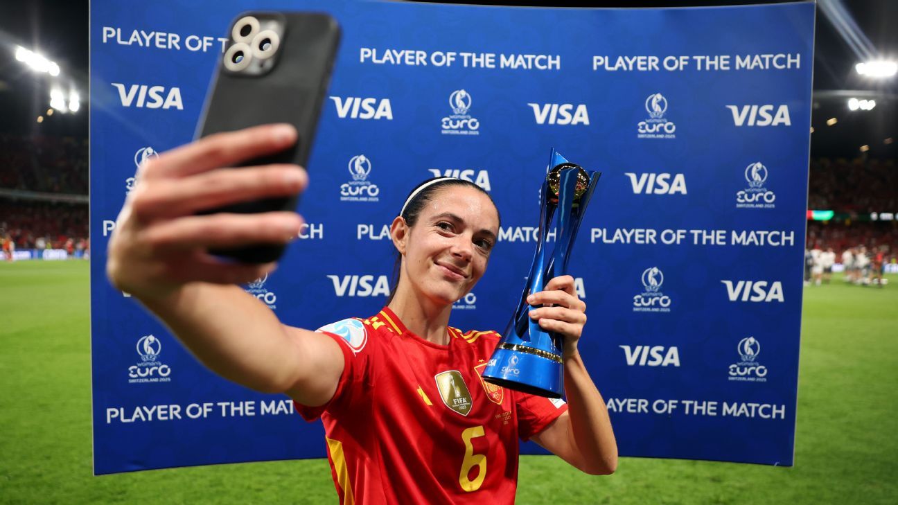 Euro 2025: Bonmatí proud of journey from meningitis to QF MVP