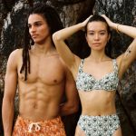 Swimwear from the Fair Harbor x White Lotus collection.