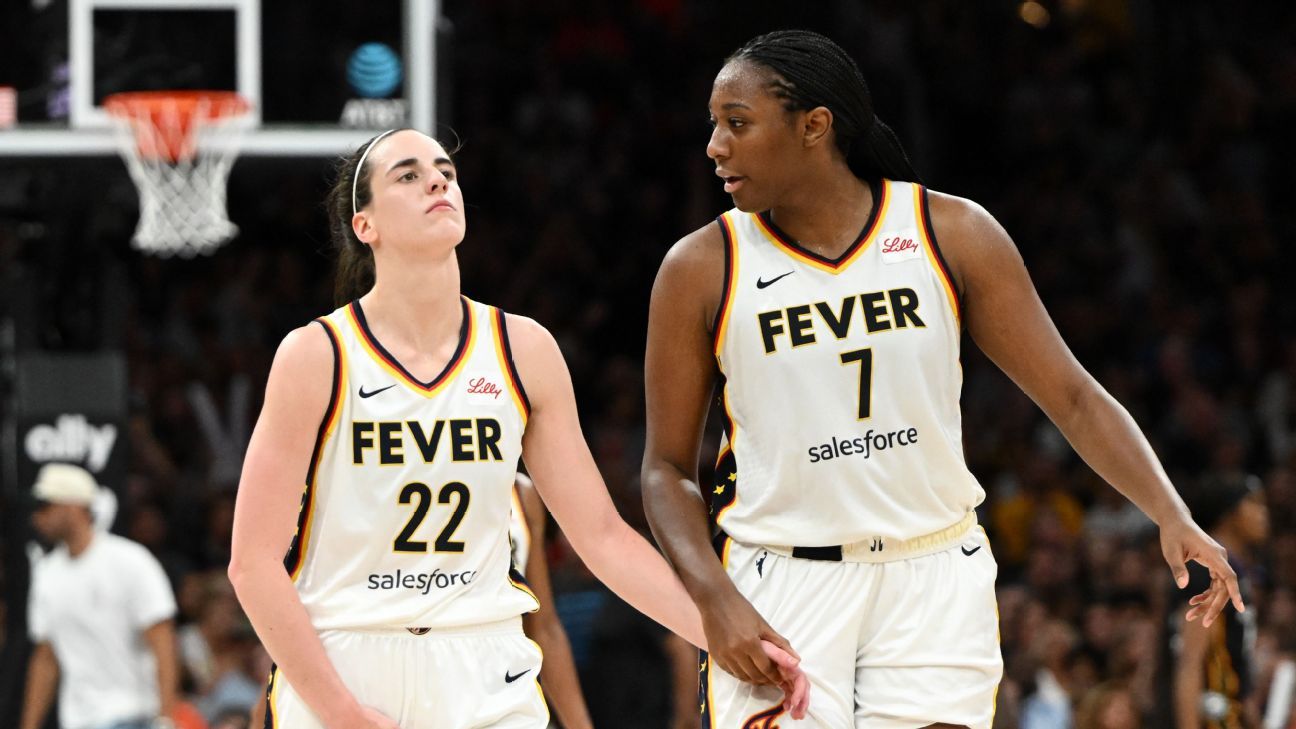 Fever’s Caitlin Clark (groin) downgraded to out against Liberty