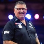 Gary Anderson grins during his win over Luke Woodhouse (pic: PDC)