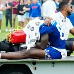 Giants' Bryce Ford-Wheaton suffers torn Achilles: 'Devastated'