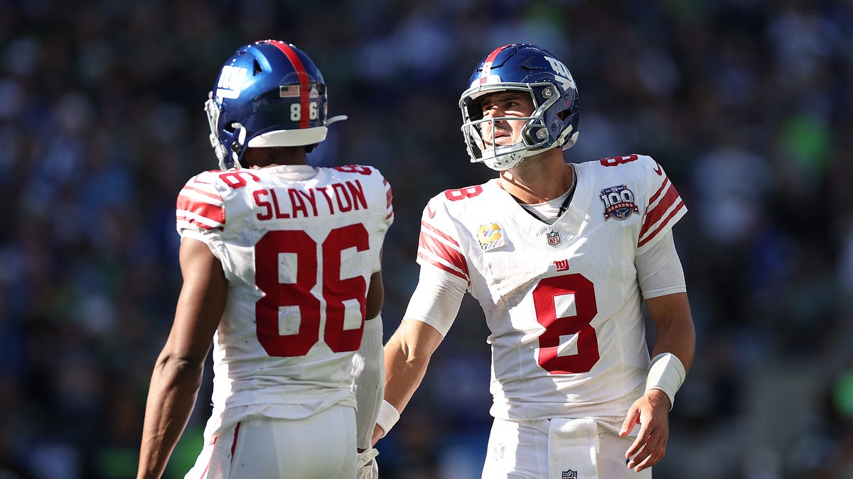 Giants’ Darius Slayton continues to defend Daniel Jones
