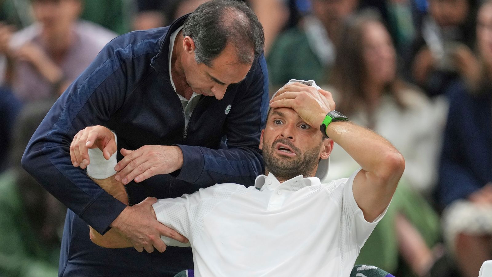 Grigor Dimitrov to miss US Open with pectoral injury suffered in heartbreaking Wimbledon retirement | Tennis News