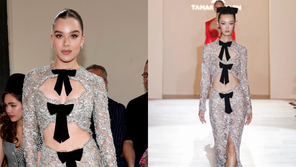 Hailee Steinfeld Goes Sheer for Tamara Ralph Fall 2025 Couture Show