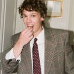 Hunter Doohan gets ready for YSL Spring 2026 in Paris.