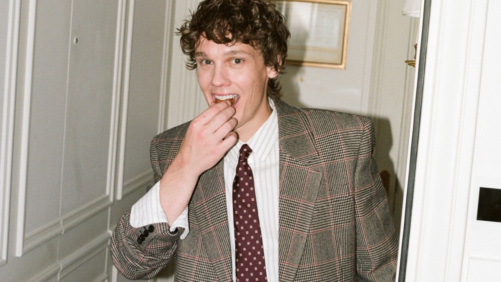 Hunter Doohan, Star of ‘Wednesday’ Season 2, Attends Saint Laurent show in Paris
