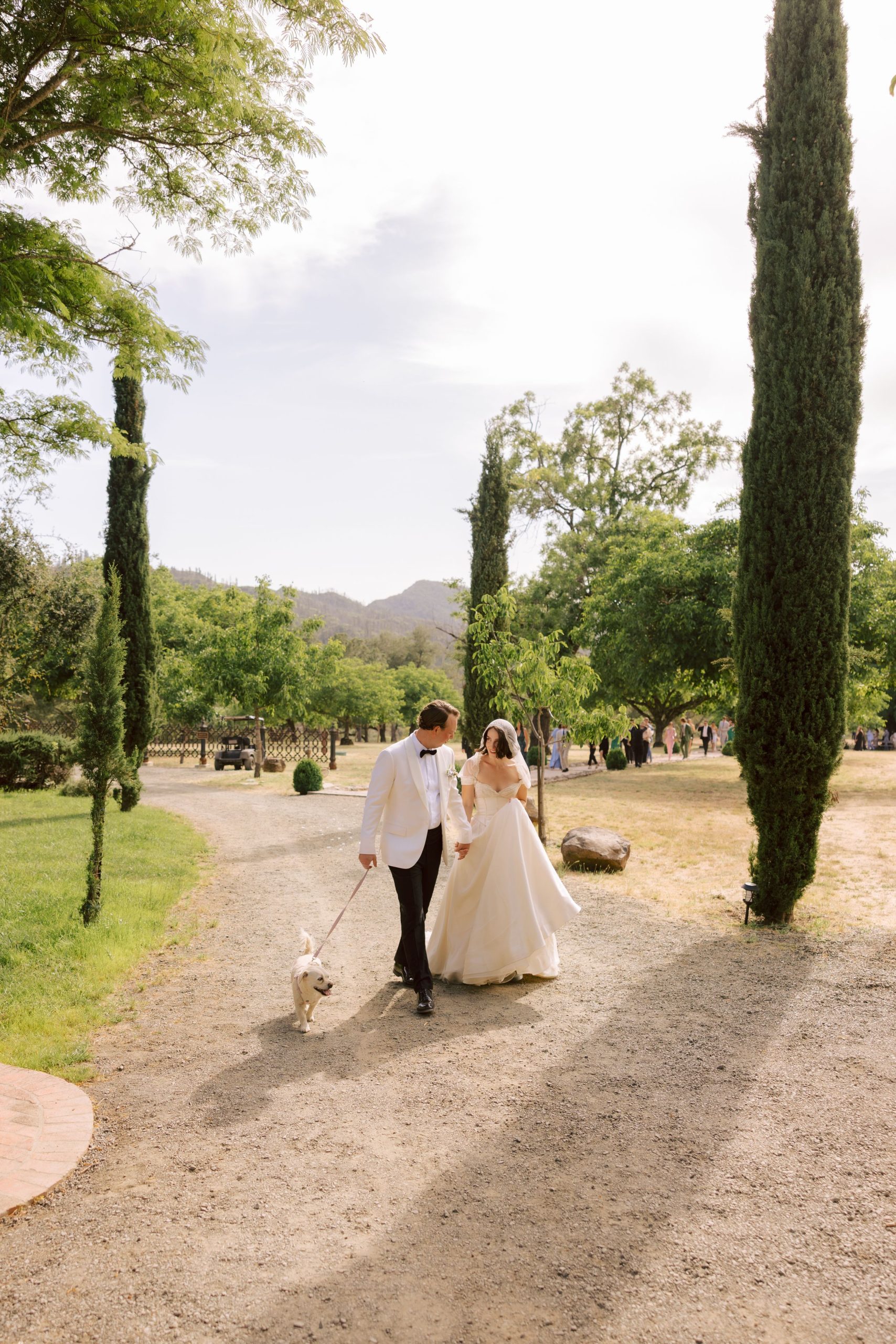 Inside Kevin McEnroe and Fern Cozine’s Calistoga Ranch Wedding, Where the Couple Wed Underneath a 100-Year-Old Walnut Tree