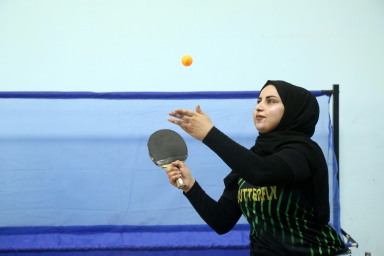 Iraqi women table tennis players chase Paralympic dreams