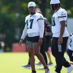 Jalen Carter and a roster hopeful sit out of Eagles practice