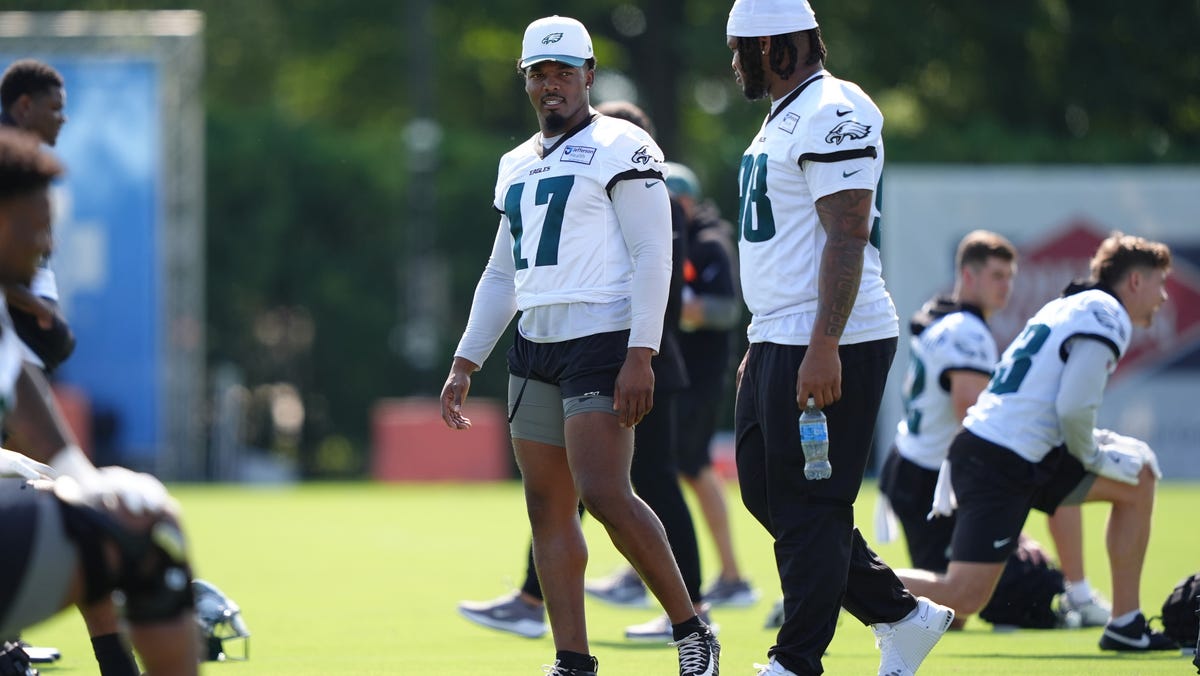 Jalen Carter and a roster hopeful sit out of Eagles practice