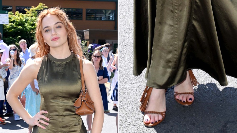 Joey King Wears Braided Ralph Lauren Sandals to Wimbledon Finals