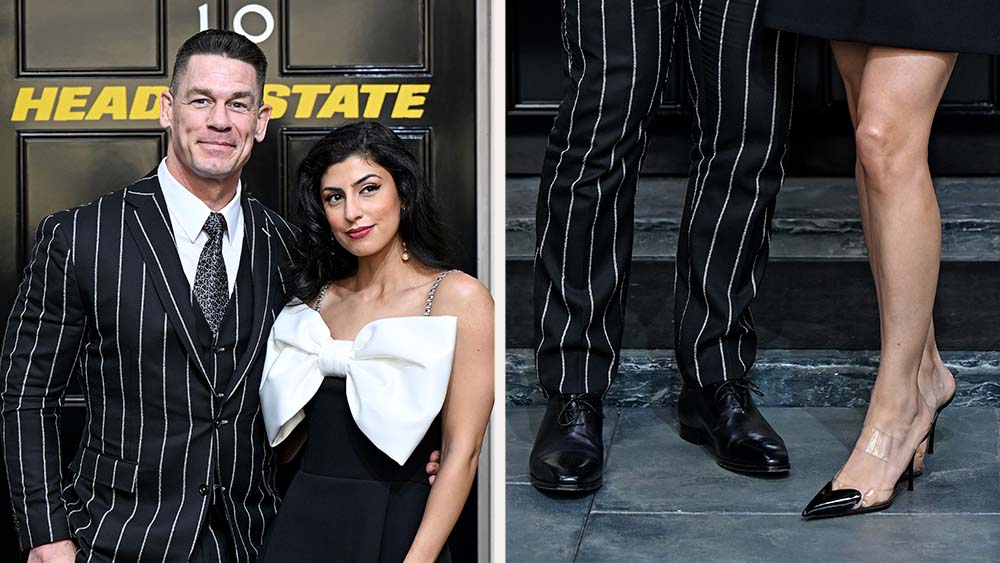 John Cena’s Wife Shay Shariatzadeh Wears Clear Alaïa Mules in London