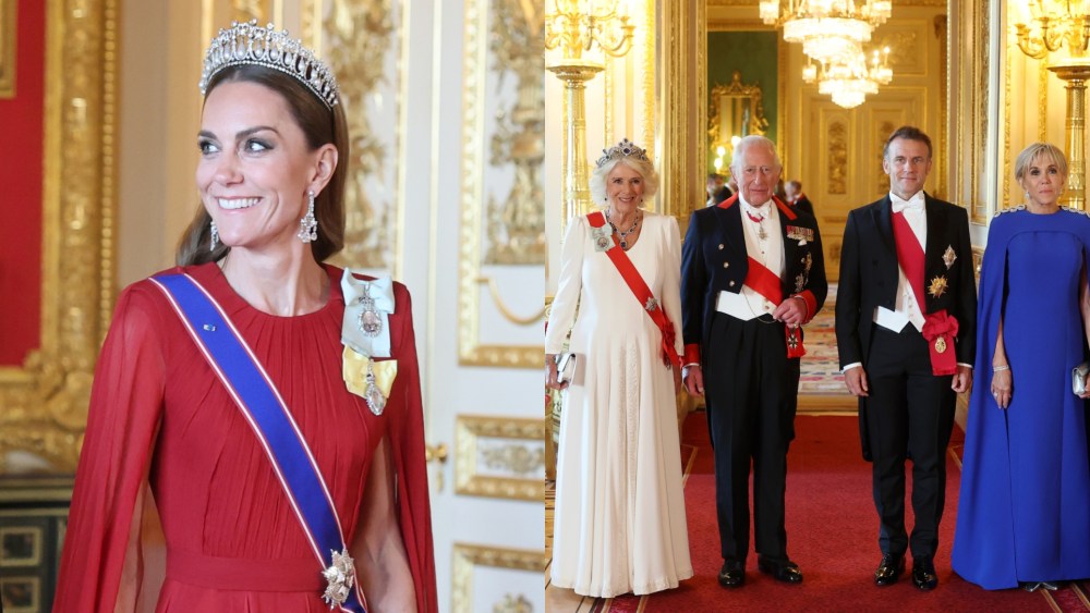 Kate Middleton, Queen Camilla & Brigitte Macron Wear Patriotic Colors