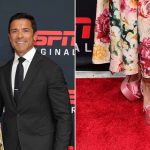 Kelly Ripa wearing pink satin Miu Miu platforms to the premiere of ESPN's "Running With the Wolves" in New York on Wednesday evening.