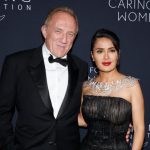 François-Henri Pinault and Salma Hayek at Kering’s 3rd Annual Caring For Women Dinner held at The Pool on September 9, 2024 in New York City.