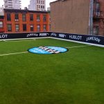 The KidSuper soccer pitch in Brooklyn.