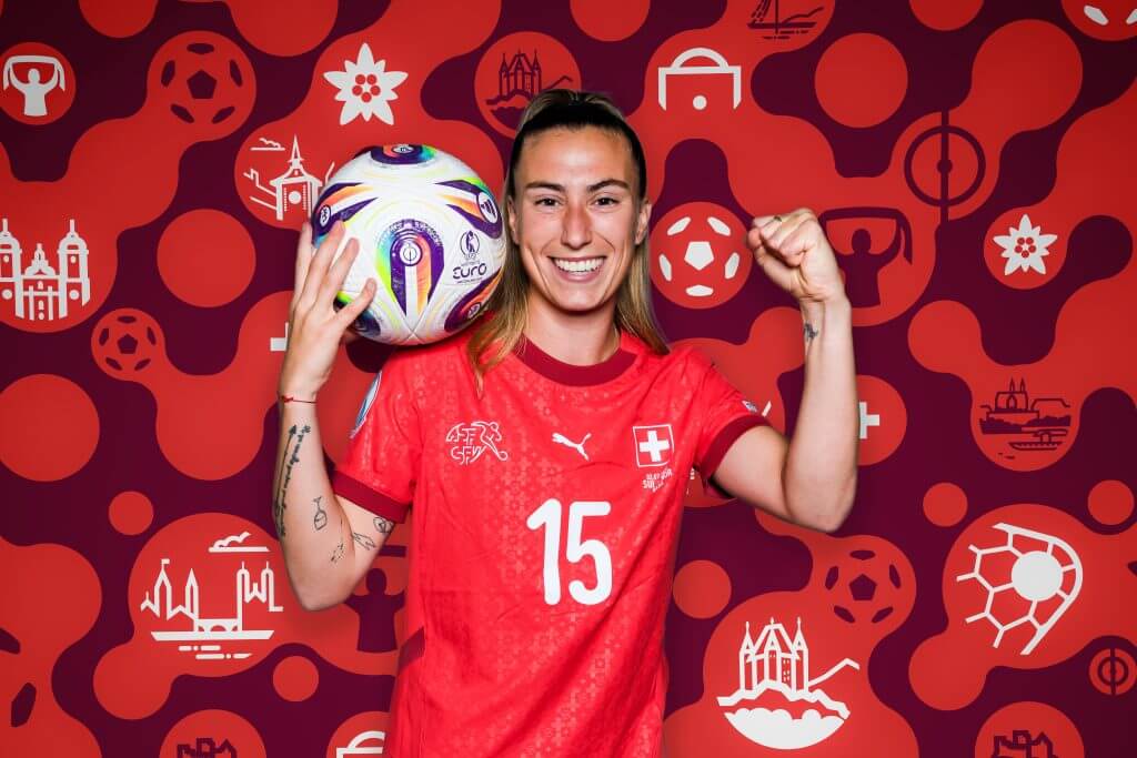 Laia Balleste, the Spain-born player who earned a last-minute call-up… for Switzerland