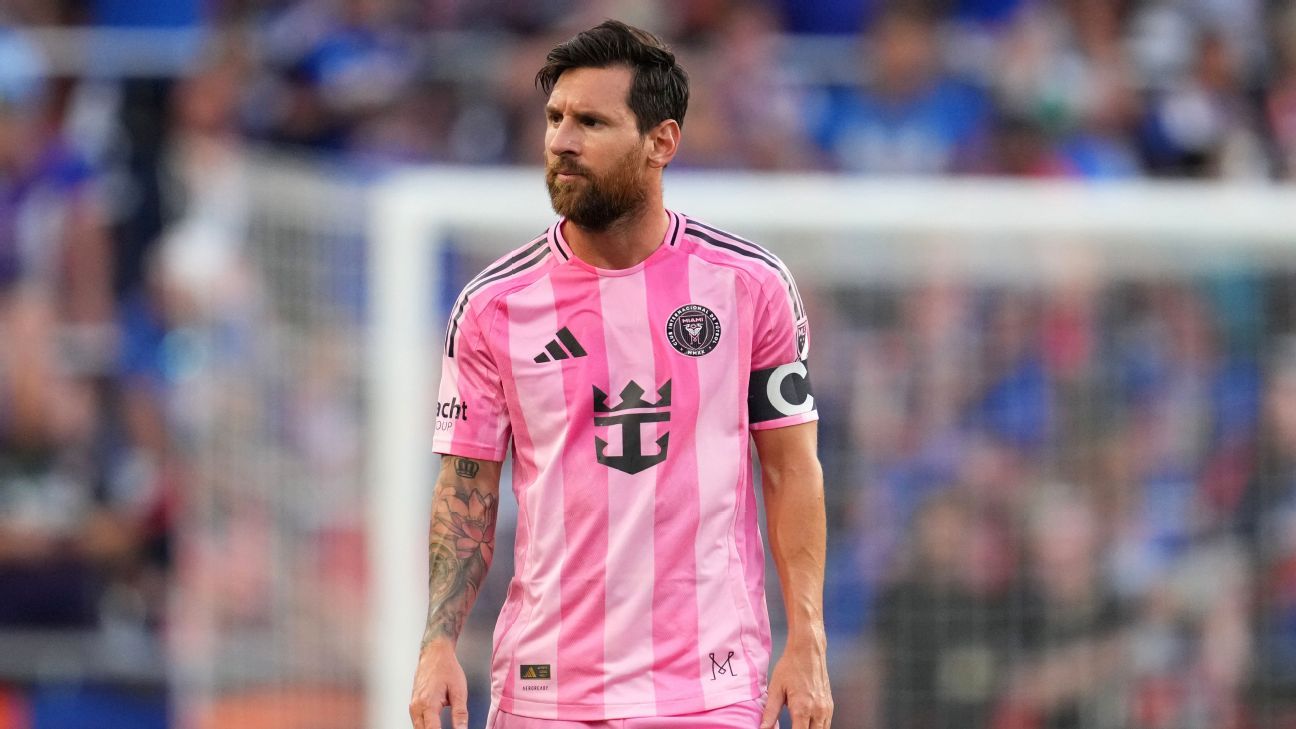 Lionel Messi’s scoring streak ends in Miami loss to Cincinnati