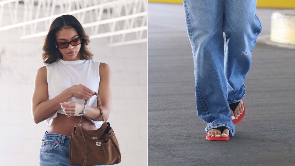 Lori Harvey Approves of The Row’s Bold $750 Flip-flops