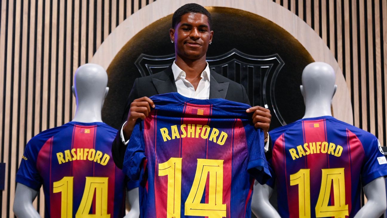 Man United transfers: Marcus Rashford joins Barcelona on loan
