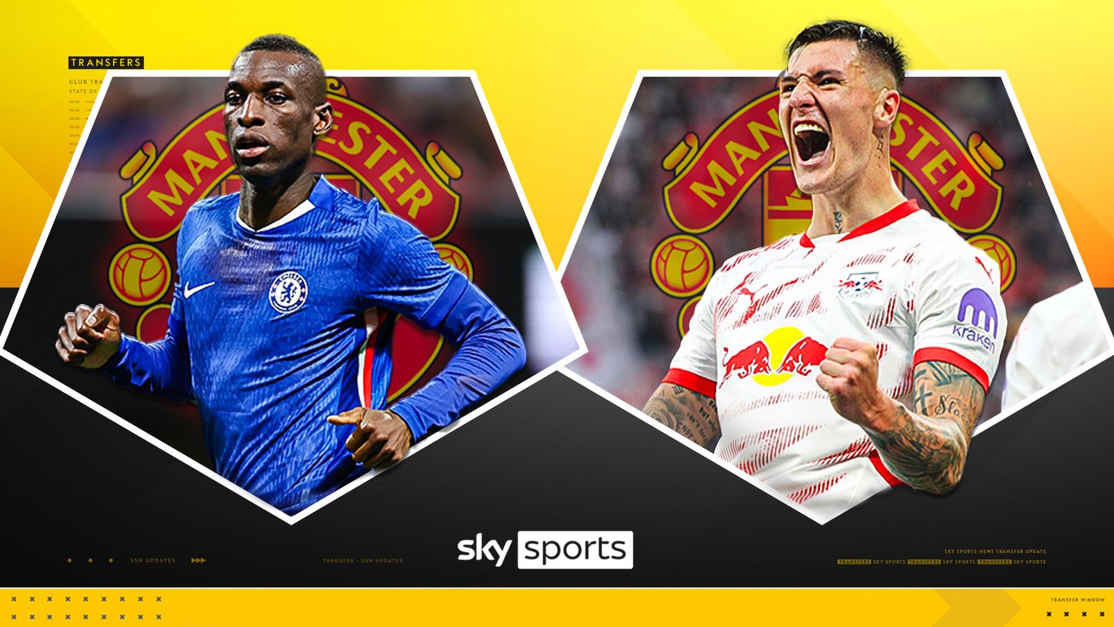 Manchester United transfer news: Benjamin Sesko, Ollie Watkins and Nicolas Jackson among striker targets | Football News