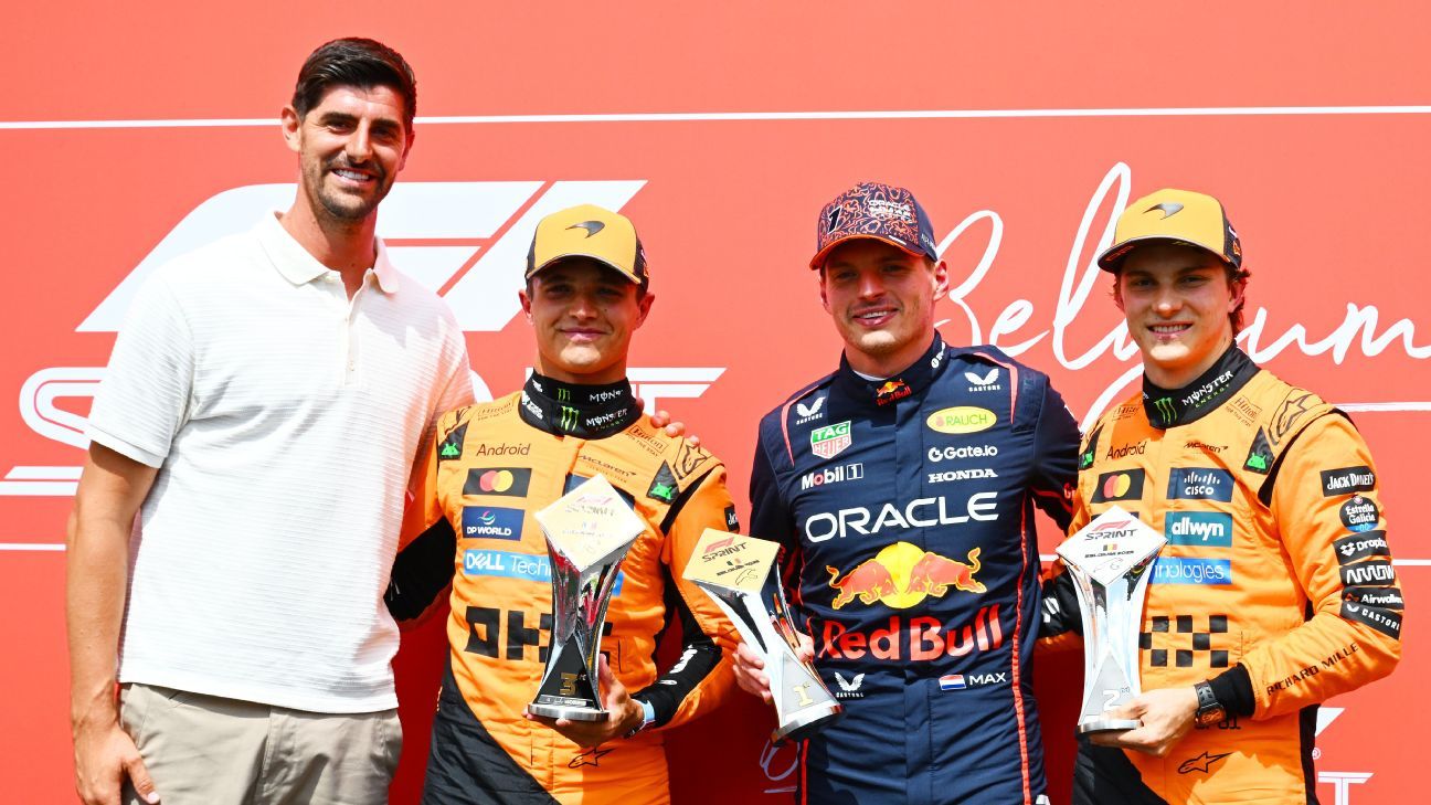 Max Verstappen beats Oscar Piastri in Belgian Grand Prix sprint race