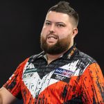 Michael Smith at the PDC World Darts Championship 2025