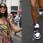 Naomi Campbell wears Air Jordans at Pride In London 2025 Parade