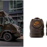UPS truck, Nike sneakers