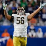 Notre Dame OL Charles Jagusah fractures arm in UTV accident
