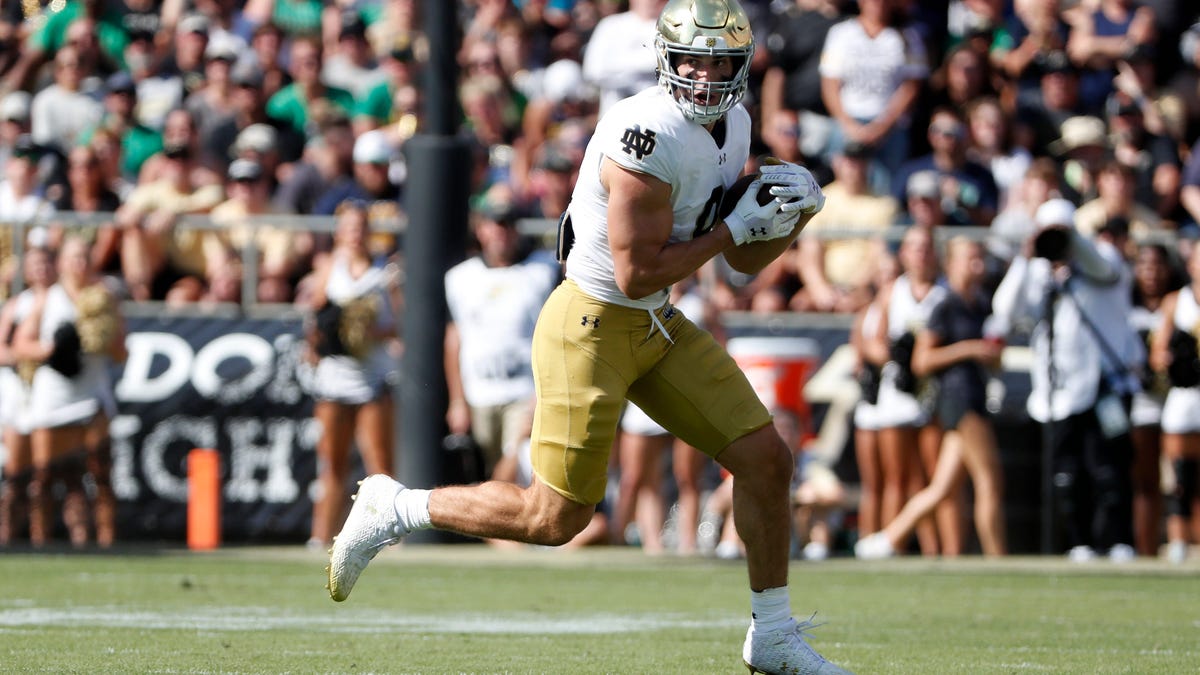 Notre Dame’s tight end corps has question marks heading into new year