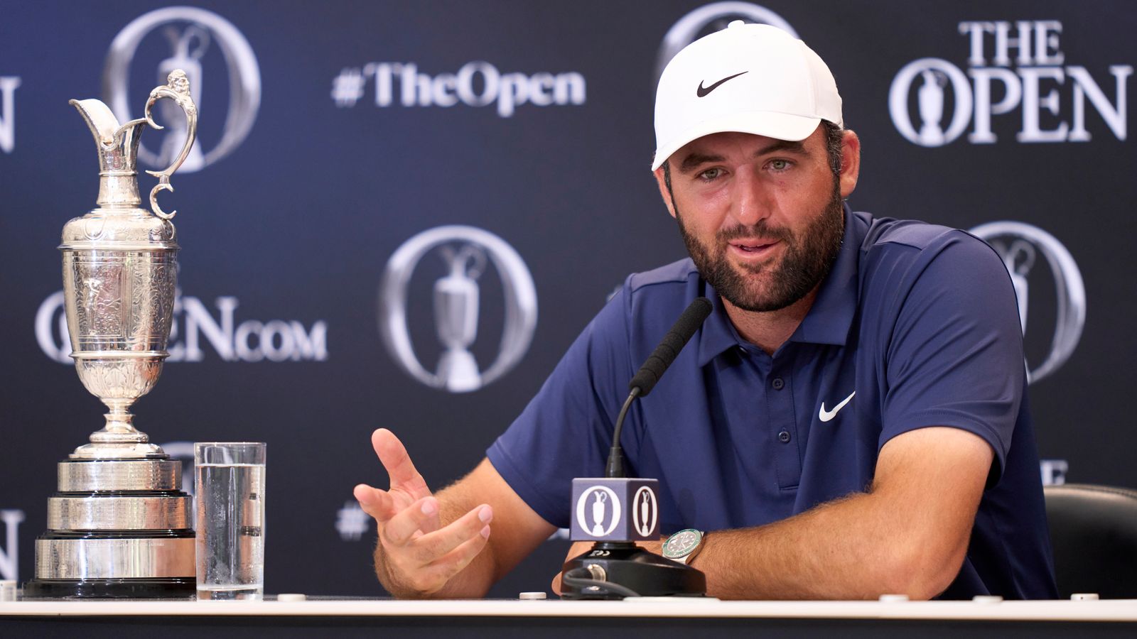 Open champion Scottie Scheffler one leg from golf Grand Slam after easing to victory at Royal Portrush | Golf News