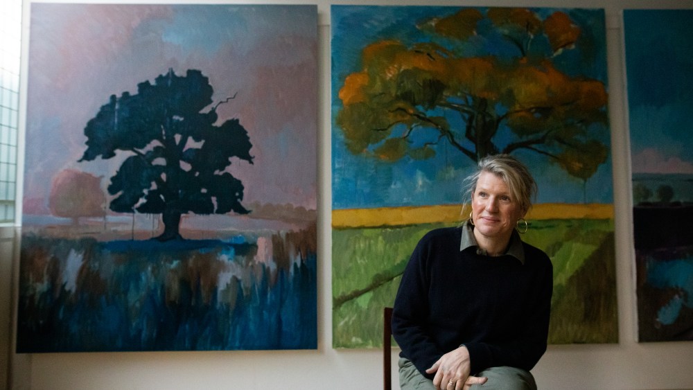 Painter Nancy Cadogan Breathes Life into Felled Trees in London Show