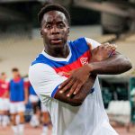 ATHENS, GREECE - JULY 30: Rangers' Djeidi Gassama celebrates scoring to make it 1-1 during a UEFA Champions League Second Round Qualifier Second Leg match between Panathinaikos and Rangers at the Olympic Stadium, on July 30, 2025, in Athens, Greece.  (Photo by Alan Harvey / SNS Group)