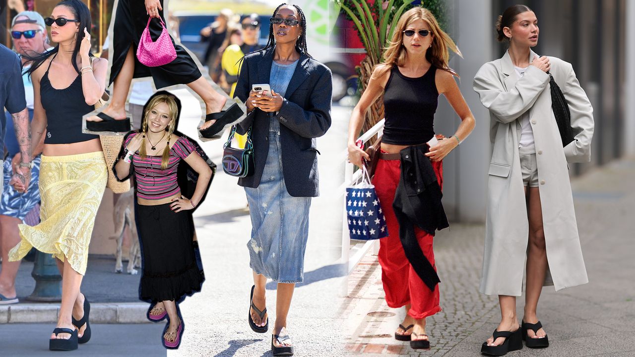 Platform Flip Flops Are Stomping Their Way Back in Style