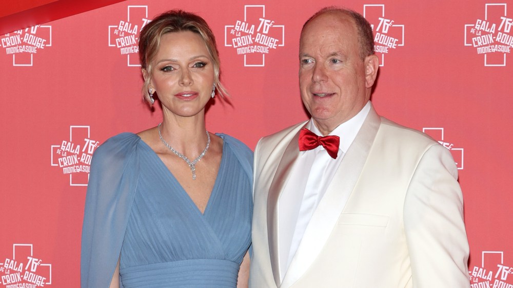 Princess Charlene Continues Her Blue Reign in Elie Saab Gown at Gala