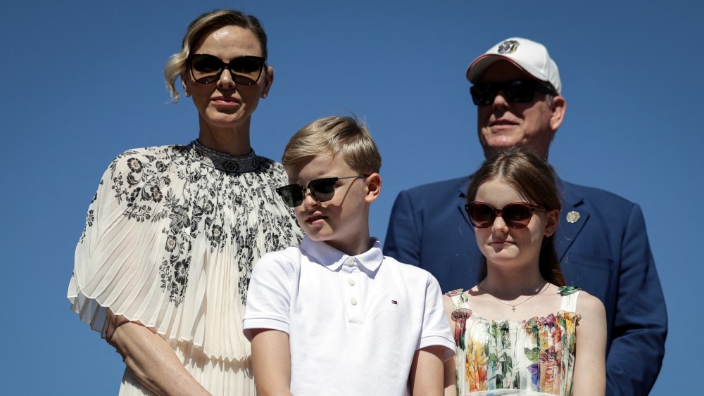 Princess Charlene Sports Breezy Zimmermann Dress at South of France