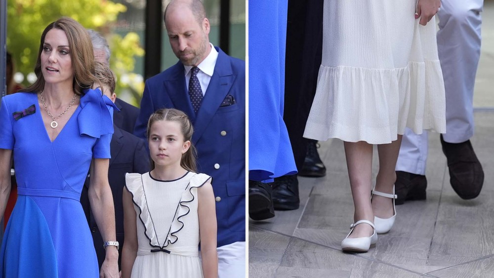 Princess Charlotte Wears Cream Mary Jane Flats to Wimbledon Finals