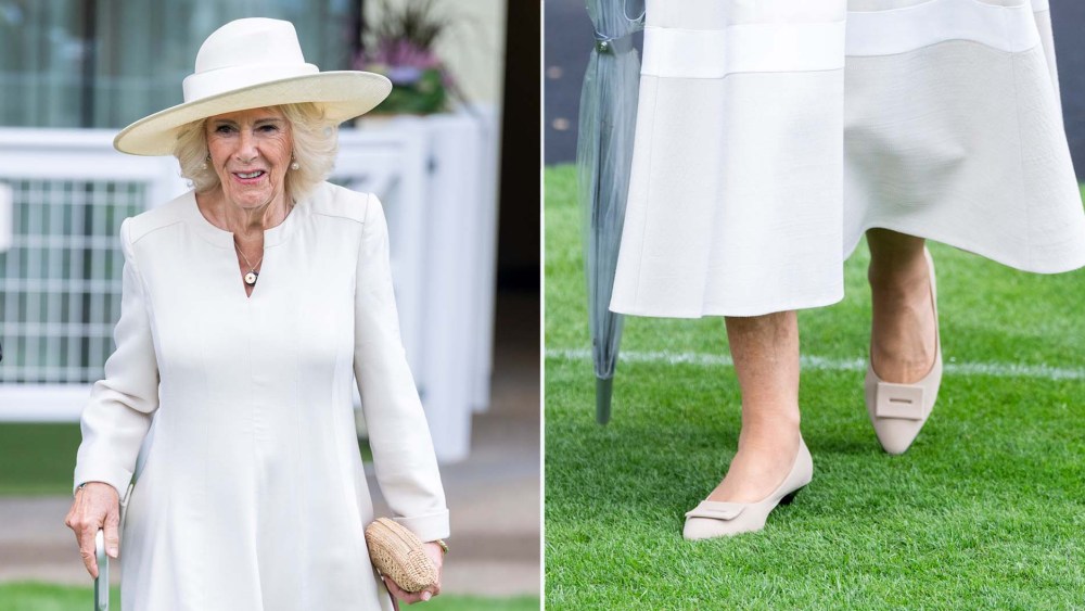 Queen Camilla Re-Wears Eliot Zed Pumps at King George Weekend